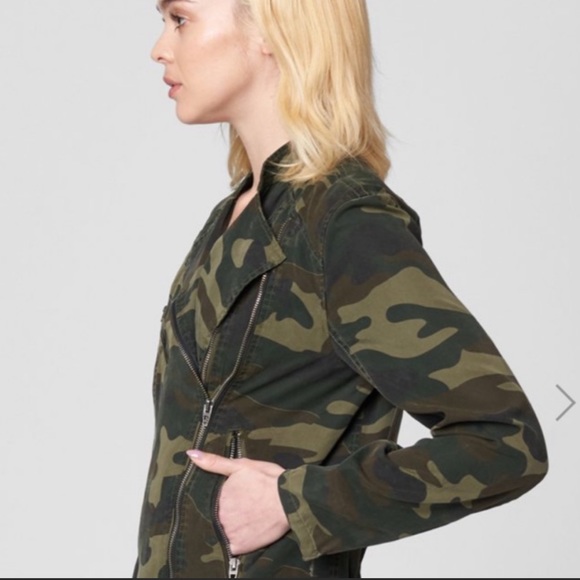 BLANKNYC On Duty Camo Print Moto Jacket XS NWT - Picture 4 of 13